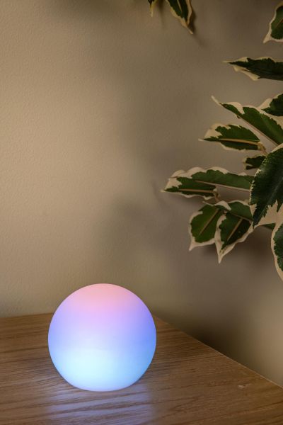 Lucide PINO - Rechargeable Table lamp Indoor/Outdoor - Battery pack - LED Dim. - CCT - 1x1W 2700K/6500K - IP65 - Rgb - White